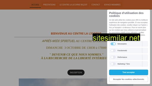 centrelalicorne.fr alternative sites