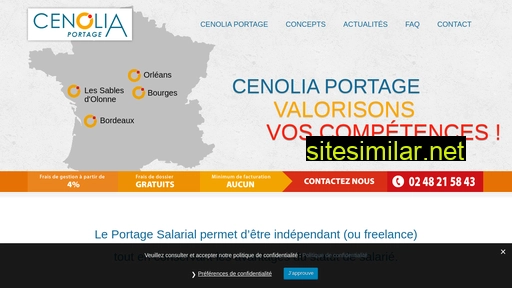 cenolia-portage.fr alternative sites