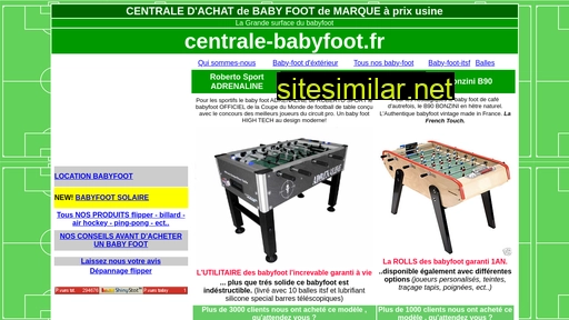 centrale-babyfoot.fr alternative sites