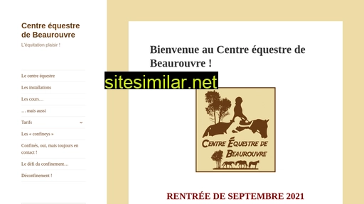 centreequestrebeaurouvre.fr alternative sites