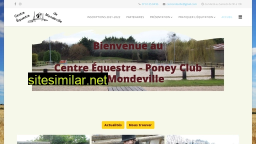 centreequestredemondeville.fr alternative sites