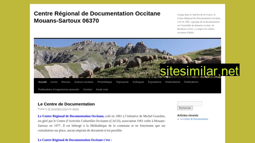 centreregionaldocumentationoccitane.fr alternative sites