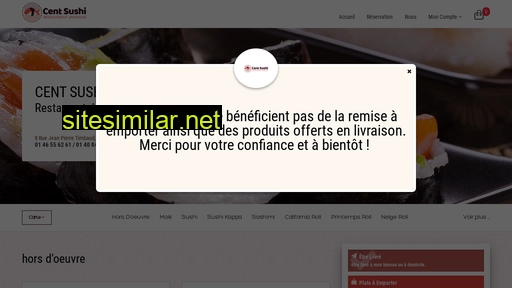 centsushi92.fr alternative sites