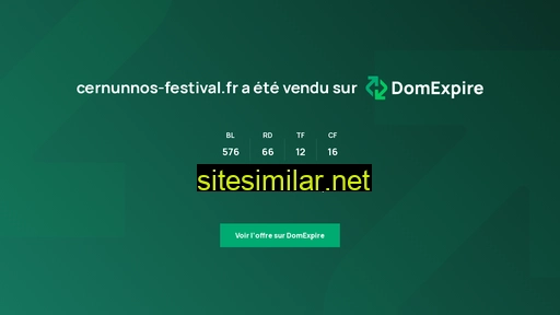 cernunnos-festival.fr alternative sites