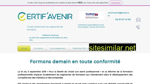 certif-avenir.fr alternative sites
