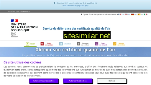 certificat-air.gouv.fr alternative sites