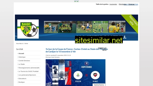 cestas-football.fr alternative sites