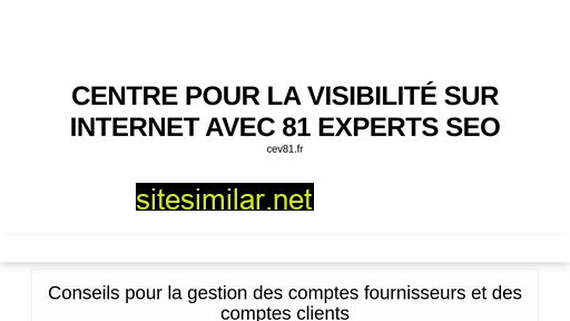 cev81.fr alternative sites