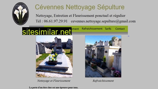 Cevennes-nettoyage-sepulture similar sites