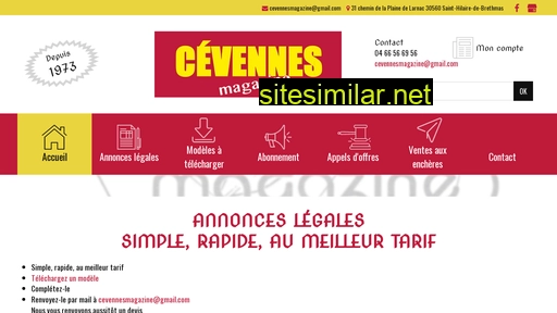 cevennesmagazine.fr alternative sites
