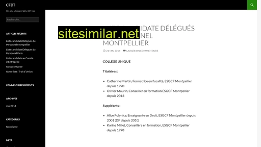 cfdt-studialis.fr alternative sites
