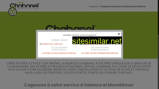 chabanel.fr alternative sites