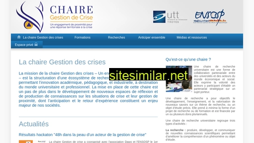 chaire-gestion-de-crise.fr alternative sites