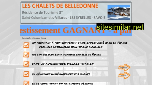 Chalets-belledonne similar sites