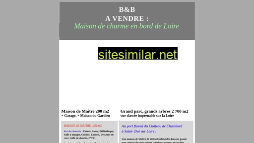 chambord-de-loire.fr alternative sites