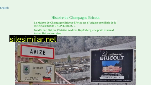 Champagne-bricout similar sites