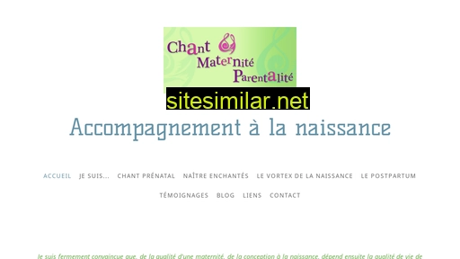 chant-maternite-parentalite.fr alternative sites