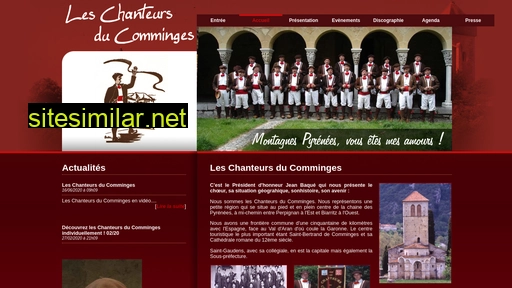 chanteursducomminges.fr alternative sites