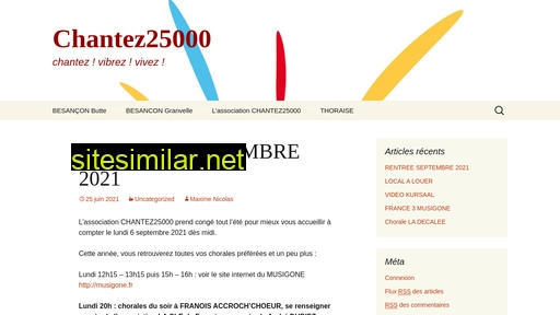 chantez25000.fr alternative sites