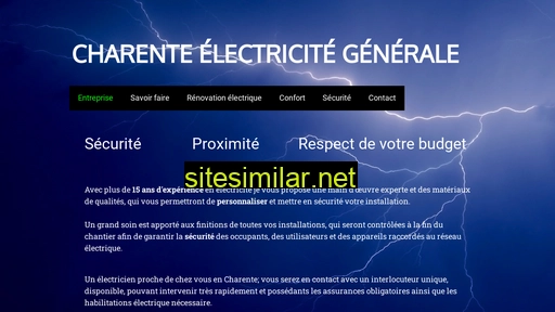 charente-electricite-generale.fr alternative sites