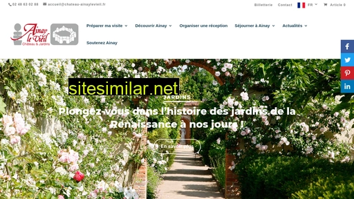 chateau-ainaylevieil.fr alternative sites