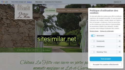 chateau-la-hitte.fr alternative sites