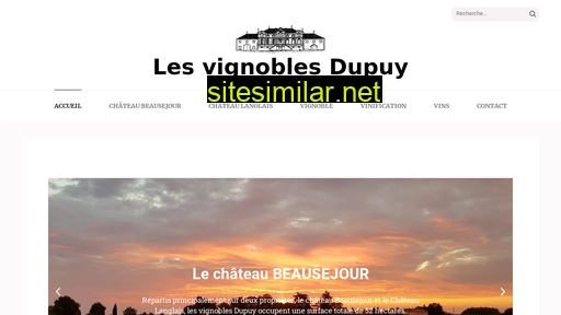 Chateaubeausejour-bio similar sites