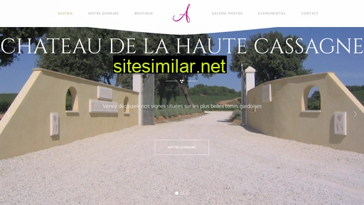 chateaudelahautecassagne.fr alternative sites
