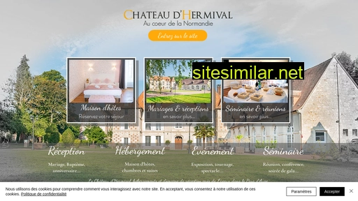 chateauhermival.fr alternative sites