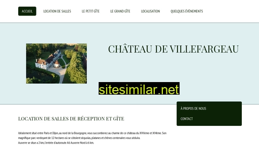 chateauvillefargeau.fr alternative sites