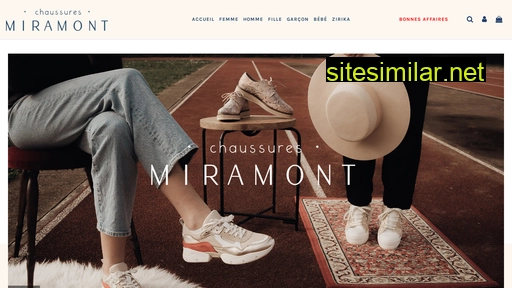 chaussures-miramont.fr alternative sites