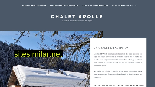 Chalet-arolle similar sites