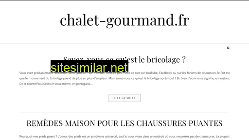 chalet-gourmand.fr alternative sites