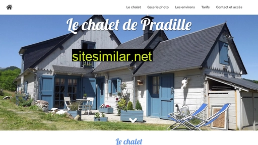 chalet-pradille.fr alternative sites