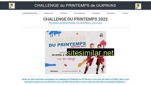 challengeduprintemps.fr alternative sites