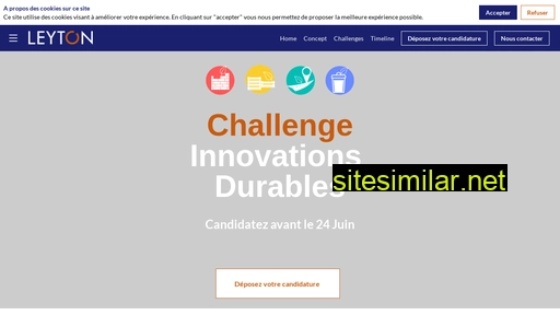 challengeinnovationsdurables.fr alternative sites