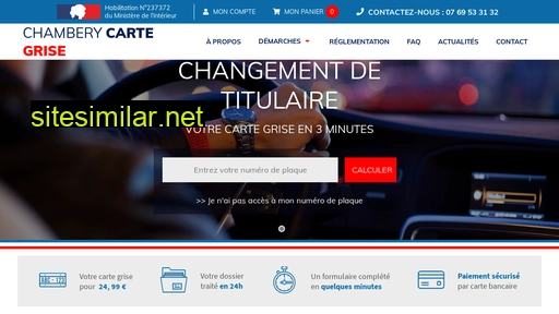 chamberycartegrise.fr alternative sites