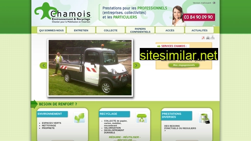 chamois-environnement.fr alternative sites