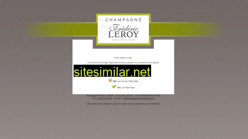 champagne-frederic-leroy.fr alternative sites