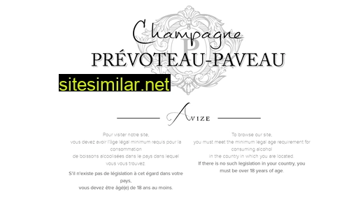 champagne-prevoteau-paveau.fr alternative sites
