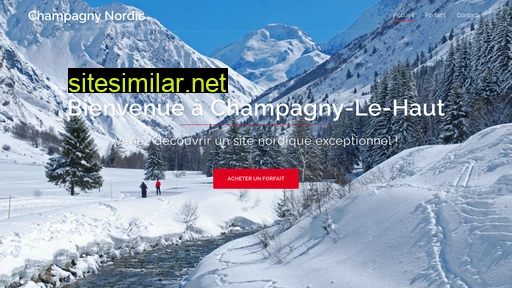 champagny-nordic.fr alternative sites