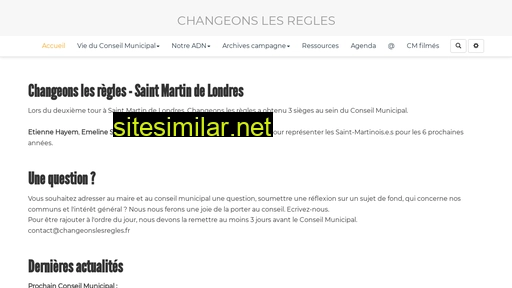 changeonslesregles.fr alternative sites
