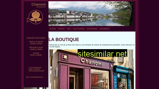 chanomi.fr alternative sites