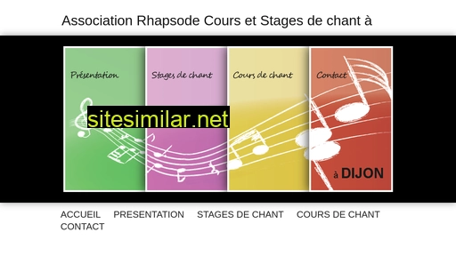 chant-rhapsode.fr alternative sites