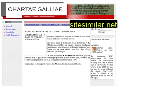 chartae-galliae.fr alternative sites