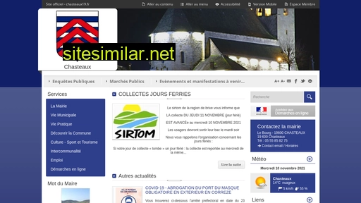 chasteaux19.fr alternative sites