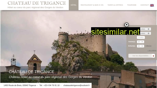 chateau-de-trigance.fr alternative sites