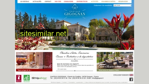 chateau-gigognan.fr alternative sites