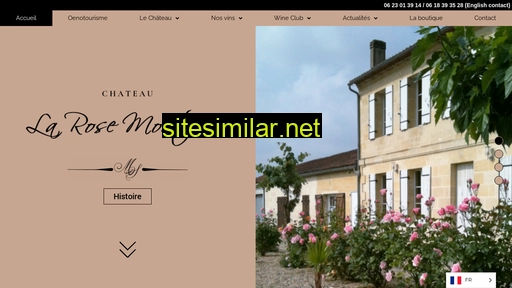 chateau-larosemonturon.fr alternative sites