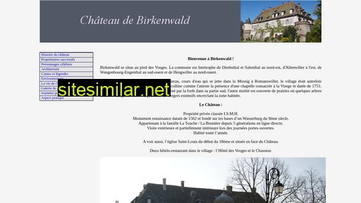 chateaudebirkenwald.fr alternative sites